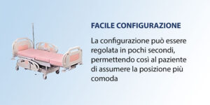 la configurazione del letto lotus è rapida e semplice